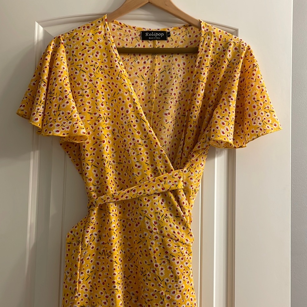 Wrap around sun dress